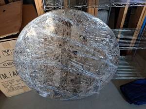 lot 532 image: Granite Dining Table Top 2x40