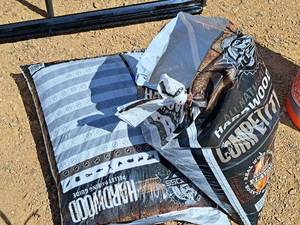 lot 642 image: Lot of (2) Bags of Wood Pellets Competition Blend Real Wood Flavor