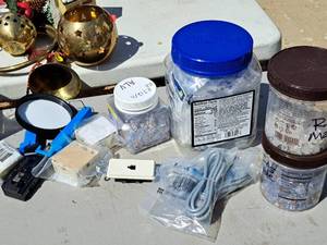 lot 657 image: Lot of  Assorted Ethernet Connectors - RJ211, RJ-11 Male, Wall Socket, Misc Connectors