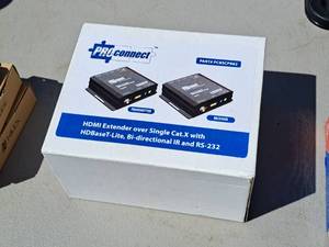 lot 662 image: ProConnect HDMI Extender over Single Cat.X w HDBaseT-Lite, Bi-Directional IR and RS-232 TransmitterReceiver Kit (in original box)