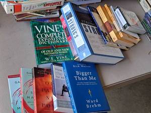 lot 723 image: Lot of (12) Religious Books
