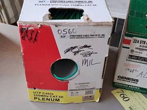 lot 759 image: Structured Cable Products 350 MHz Cat.5E Plenum UTP Cable