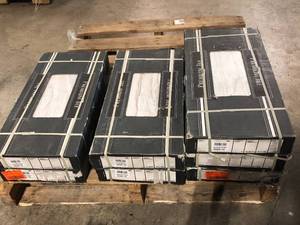 lot 24 image: Pallet of Assorted Vigo Gris 12 in. x 24 in. Matte Ceramic Stone Look Floor and Wall Tile (16 sq. ft.Case) by TrafficMaster (7 Boxes) Customer Returns See Pictures