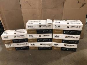 lot 41 image: Lot of Assorted Terrado Sand 9 in. x 19.5 in. Textured Cement Concrete Look Wall Tile (6 sq. ft.Case) by MSI (8Boxes) Customer Returns See Pictures
