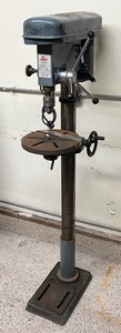 lot 22 image: Enco 16 Speed Standing Drill Press (Works)