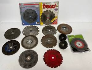 lot 37 image: Misc. Saw Blades Most 7 14 And More