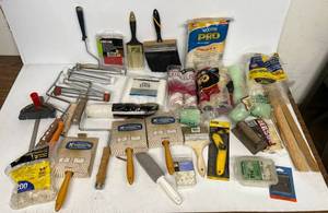 lot 76 image: Large Group Of Misc. Painting Supplies