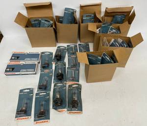 lot 101 image: Large GroupOf Misc.  Sylvania Brand Automobile Headlights