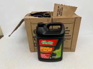 lot 102 image: 5 Gallons Of OReilly Brand Conventional Green Antifreeze & Coolant Full Strenght