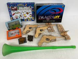 lot 132 image: Group Of Misc. Kids Toys And Model Train Items