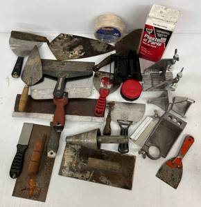 lot 147 image: Group Of Misc. Drywall Tools And More