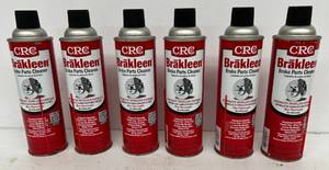 lot 165 image: 6 Cans Of CRC Brakleen Brake And Parts Cleaner