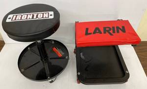 lot 218 image: Two Rolling Mechanic Stools