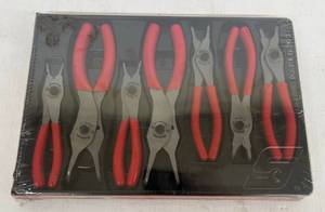 lot 226 image: Snap-On 7 Pc. Convertible Snap Ring Pliers Set NIB