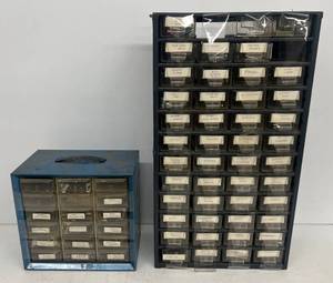 lot 229 image: Two Organizers Full Of Misc. Fasteners And More