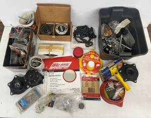 lot 234 image: Group Of Misc. Automotive Items And Hardware Including Lug Nuts