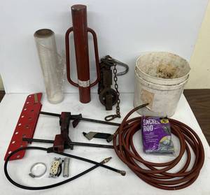 lot 235 image: Group Of Misc. Tools And More Including Post Driver