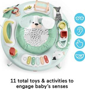 Fisher Price Baby to Toddler Toy 3-in-1 SnugaPuppy Activity Center and Play Table