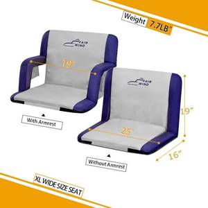 Fair Wind Stadium Seat with Arm and Back Support