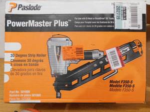 Paslode  Pneumatic 3-12 in. 30-Degree PowerMaster Plus Clipped-Head Framing Nailer