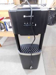 Glacier Bay  Matte Black and Stainless Steel Bottom Load Water Dispenser