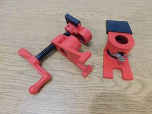 BESSEY  H-Style 12 in. Black Pipe Clamp Fixture Set 1 (-Piece)