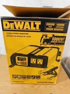 DEWALT  1000-Watt Portable Car Power Inverter with Triple USB Ports