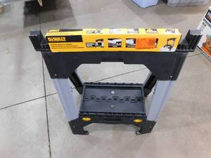 DEWALT  33 in. Folding Sawhorse with Adjustable Metal Legs