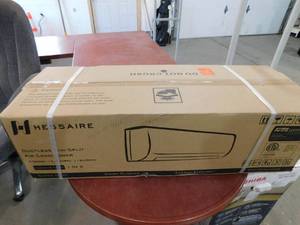 Hessaire  DIY 12,000 BTU 1.0 Ton Ductless Mini Split Air Conditioner and Heat Pump Indoor Head