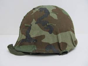 lot 78 image: Original Vintage Viet Nam War US Military Helmet