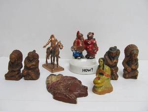lot 98 image: Group of Old Vintage Native American Related Items