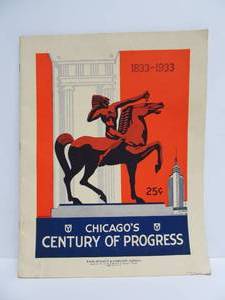 lot 118 image: Excellent 1933 Chicago Worlds Fair Century of Progress Program