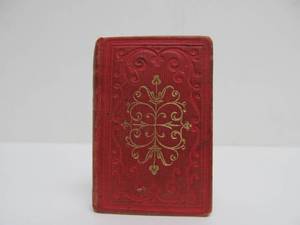 lot 120 image: Early Antique Miniature 1850s Dew Drops Devotional Book