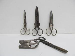 lot 131 image: Lot of Quality Unique Antique Scissors
