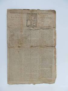 lot 138 image: Early American Newspaper Independent Chronicle & Universal Advertiser Massachusetts June 14, 1781 