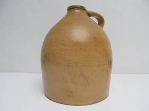 lot 149 image: Early Antique Salt Glazed Stoneware Jug