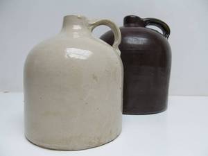 lot 150 image: 2 Antique Stoneware Jugs