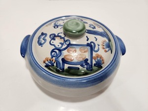 lot 181 image: Excellent Vintage 1960s Signed M.A. HADLEY Stoneware Art Pottery Covered Bowl