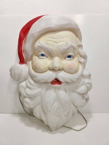 lot 225 image: Working Vintage 80s SANTA CLAUS Christmas Blow Mold
