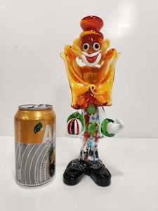 lot 263 image: Vintage MURANO Hand Blown Glass Clown