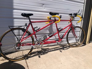 lot 400 image: Amazing Condition & Quality OSELL Custom Tandem 1986 Bicycle