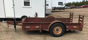 Homemade Skidsteer Trailer