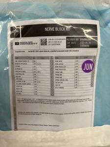 MSRP $500  2 Medline Nerve Block Tray Kits DYNURA1291 Expiration 0623