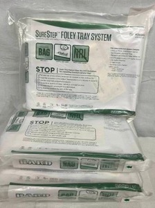 MSRP $150  3 NEW Packages Bard SureStep Add-A FOLEY TRAY SYSTEM Complete Care Urine Collection System - Expiration&nbsp