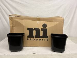 MSRP $300  1 Case50 count NEW OPEN CASE NI Products EZ Sorter Hanging Minibin&nbspGreat For Recycling While Taking Up Very Little Space -&nbspSimply attach it to your current waste basket with the hooked lip