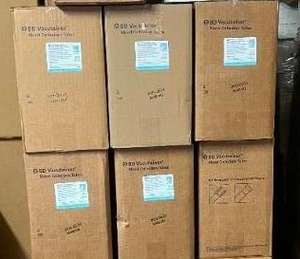 WOW MSRP $3000  6 Cases1000 Per Case BD Vacutainer Citrate Plastic Tubes with 3.2% Buffered Sodium Citrate Solution 363080 Expiration Date 0823 (10 Boxes X 100Tubes  1000 per Case)