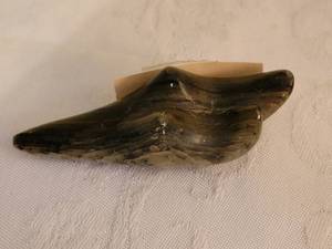 lot 177 image: Vintage Inuit Carved Greenstone Bear