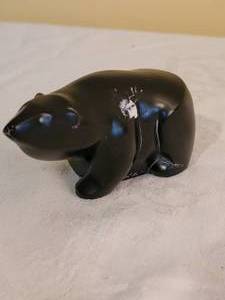 lot 189 image: Canadian Boma Sculpture Polar Bear