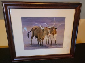 lot 43 image: Idyllic Original Fine Art Acryllic - Mauler - Friends in the Storm