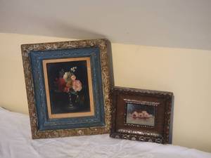 lot 161 image: 18th Century Oil on Board pair